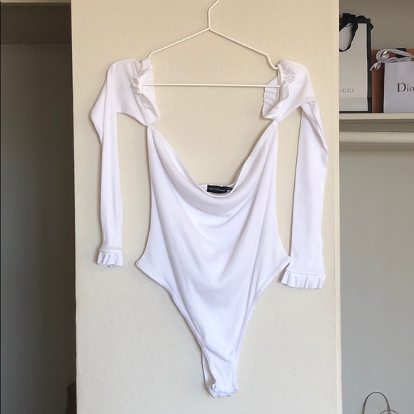 PrettyLittleThing Tops - Prettylittlething off shoulder bodysuit